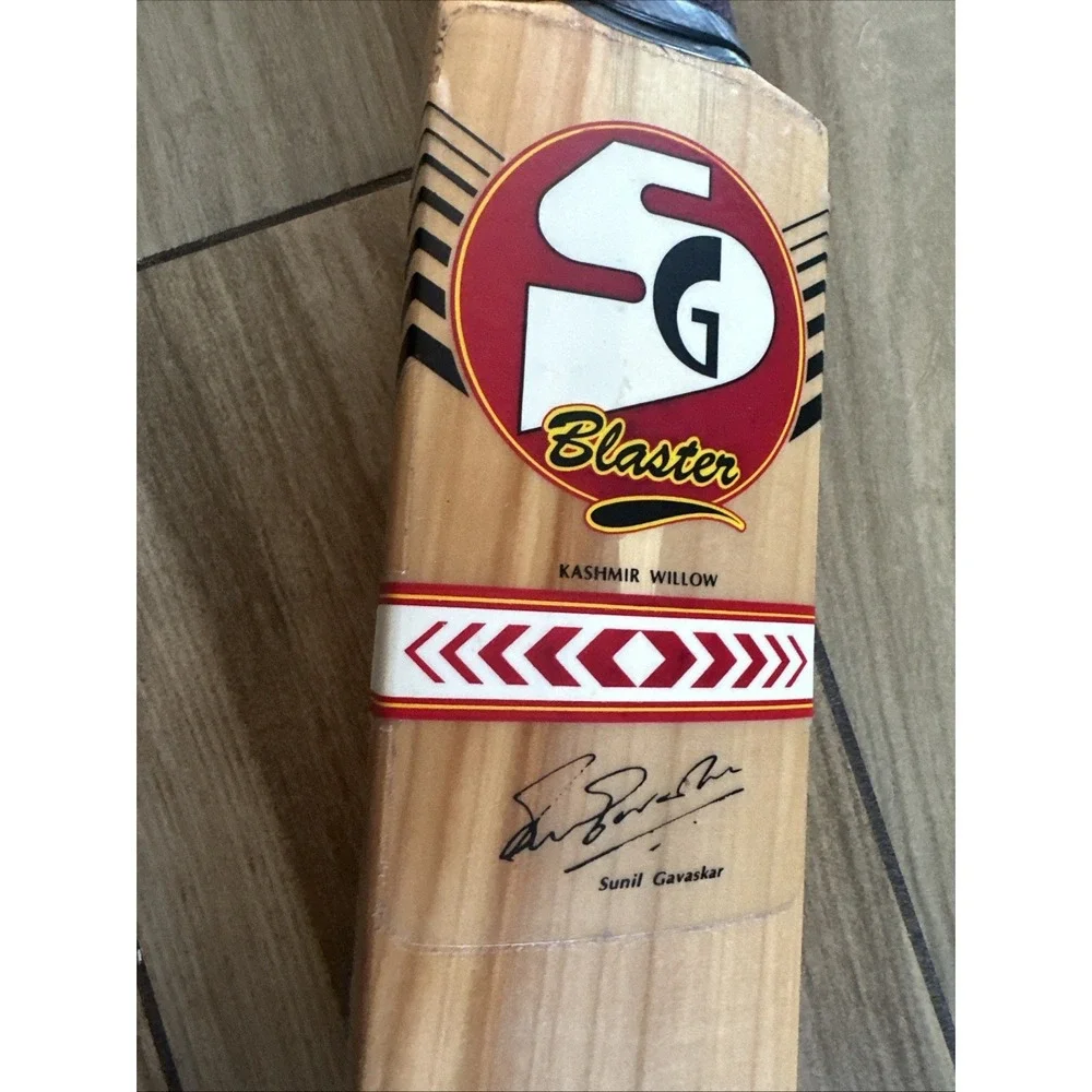 Signed Sunil Gavaskar Sunny Gold Blaster Limited Edition Cricket Bat